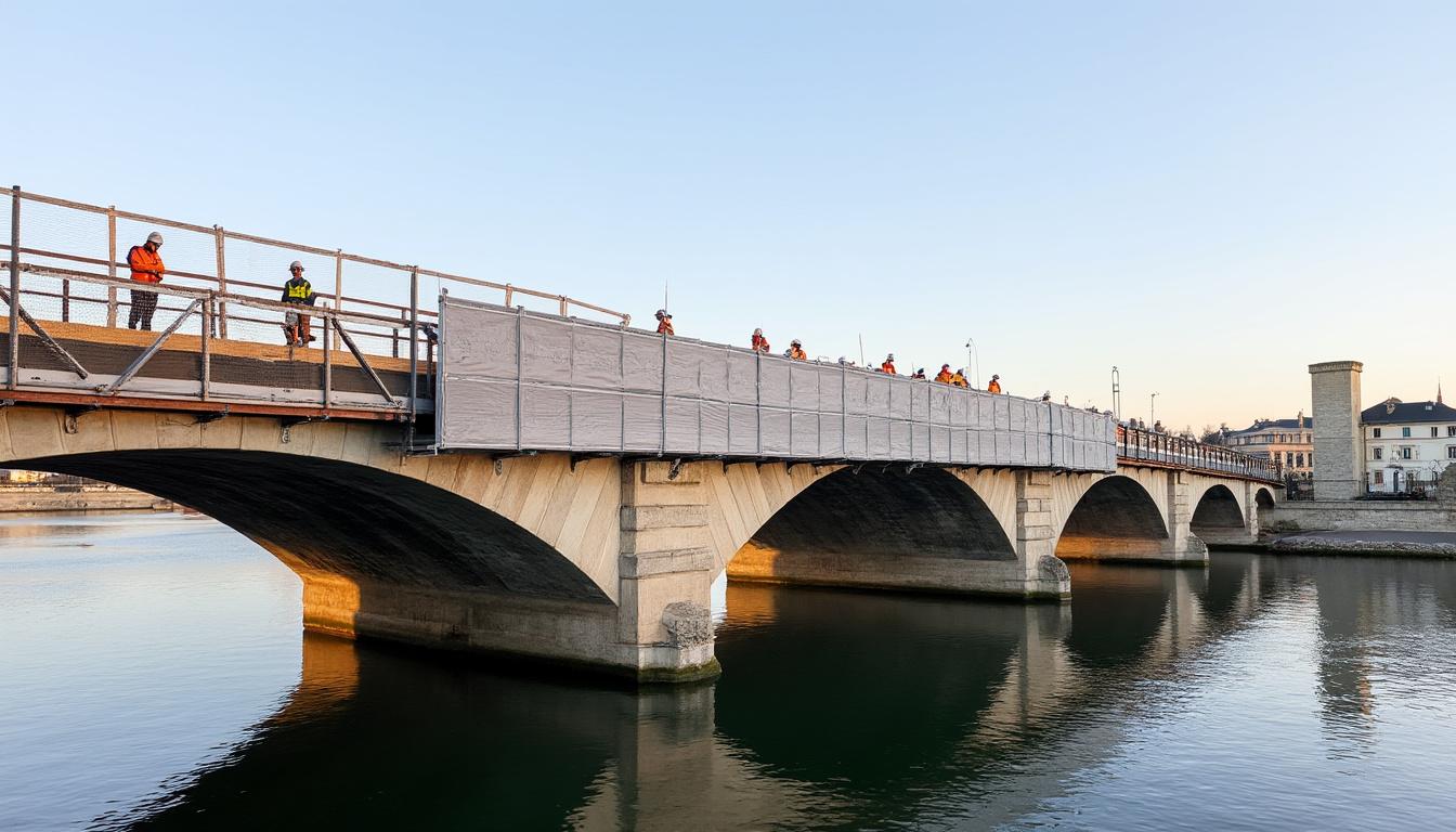 la fermeture prolongée du pont anne-de-bretagne à nantes aux voitures débute le 27 avril, impactant la circulation et nécessitant des itinéraires alternatifs.