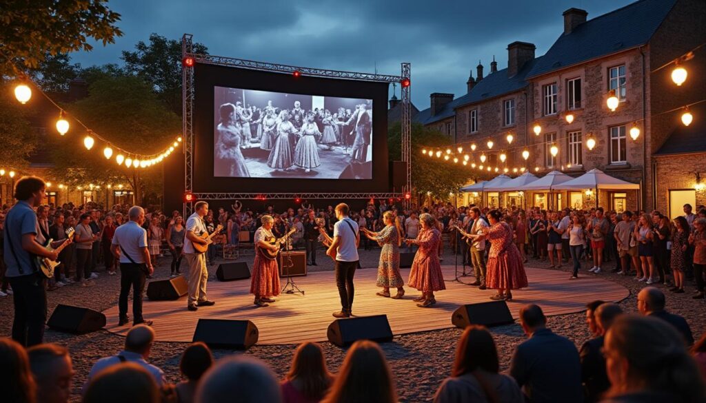 plongez au cœur de dol-de-bretagne en fête avec des concerts rock, des fest-noz traditionnels et des projections cinématographiques. une célébration unique de la culture bretonne à ne pas manquer !