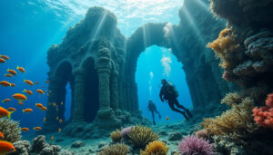découvrez une incroyable découverte sous-marine au large des côtes bretonnes qui bouleverse nos connaissances sur les anciennes sociétés marines.
