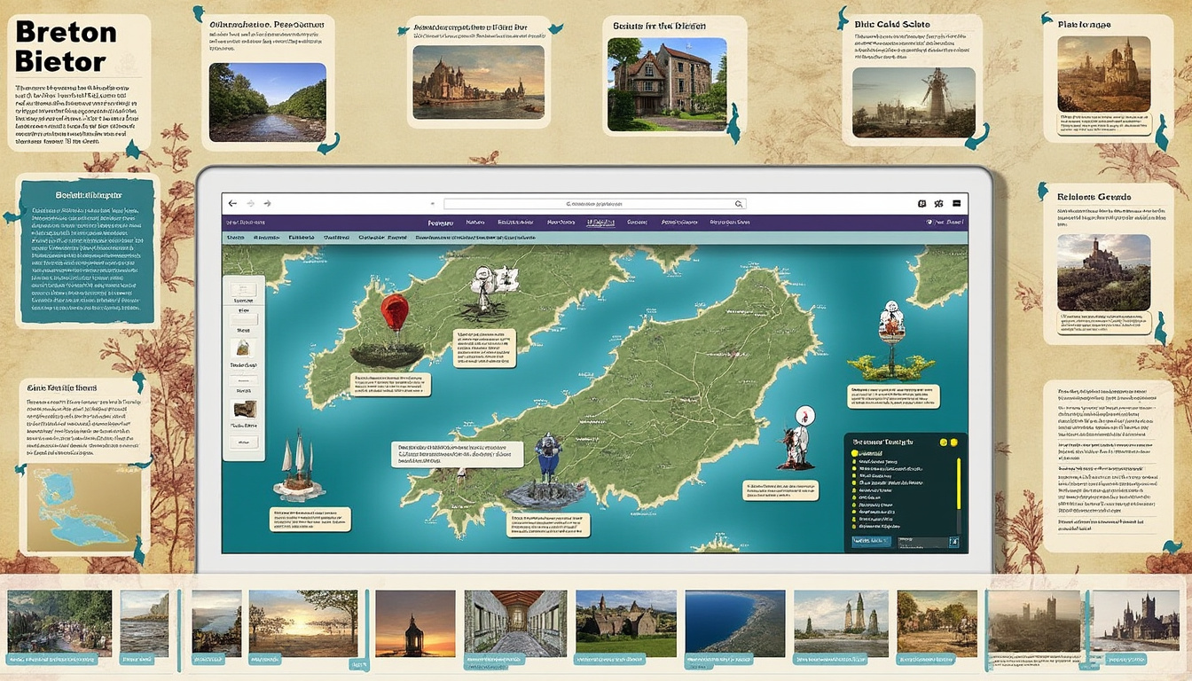 découvrez istor, le nouveau site internet de la bretagne au design graphique innovant, dédié à l'exploration de son riche patrimoine historique.